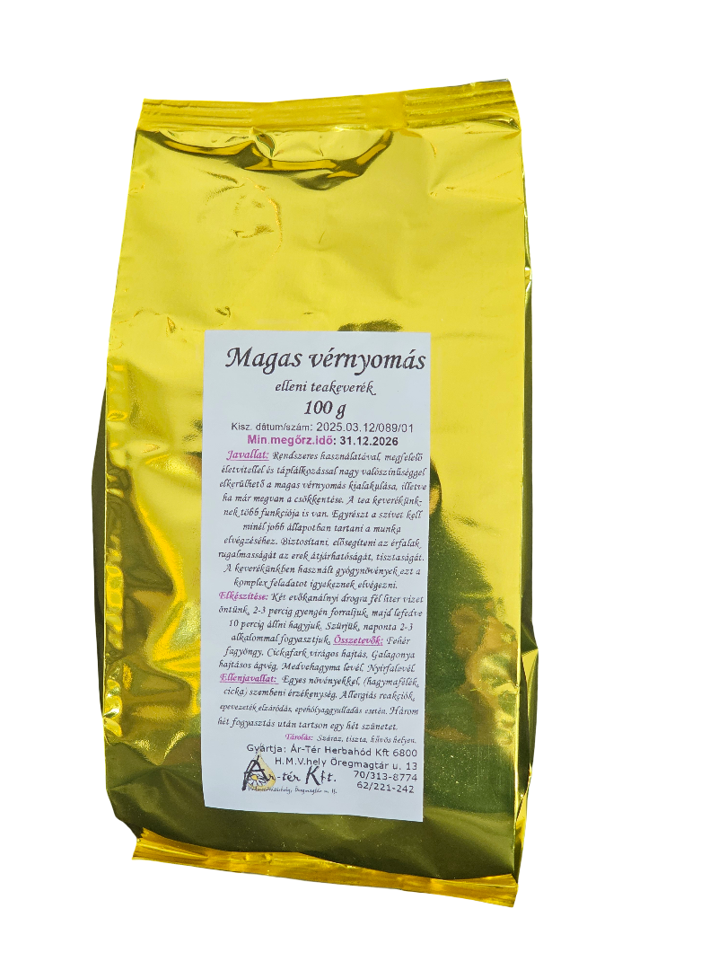 magas vernyomas čaj