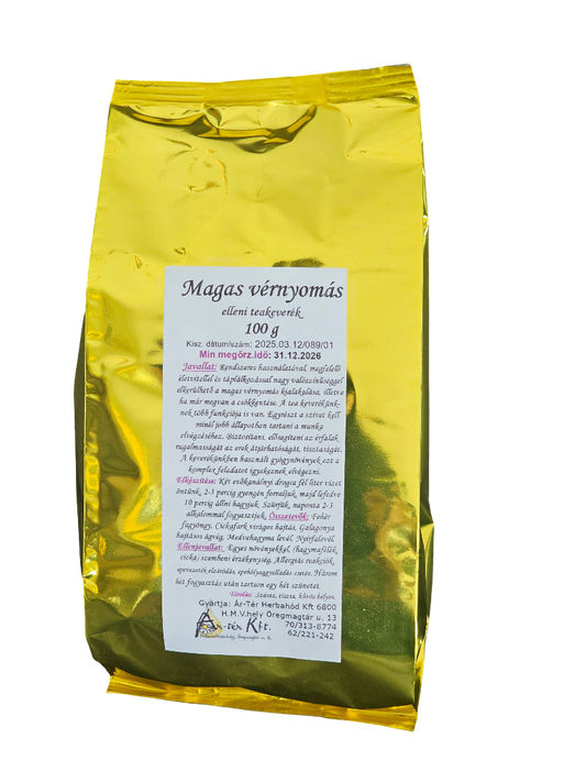 magas vernyomas čaj