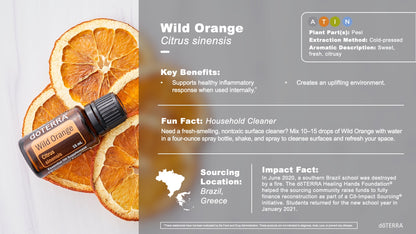 doTERRA Wild Orange (Divoký pomaranč) esenciálny olej 15 ml