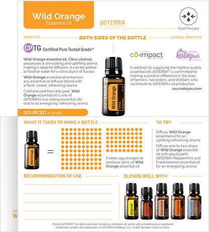 doTERRA Wild Orange (Divoký pomaranč) esenciálny olej 15 ml